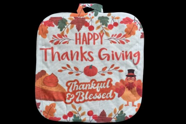 Oven Mitt and Pot Holder - Stevenson Thanksgiving - Image 3