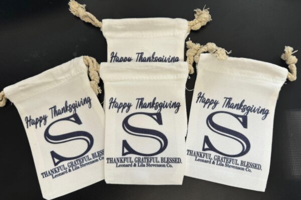 Thanksgiving Pouch - TGB Stevenson Logo