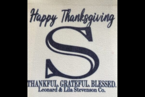 Thanksgiving Pouch - TGB Stevenson Logo - Image 2