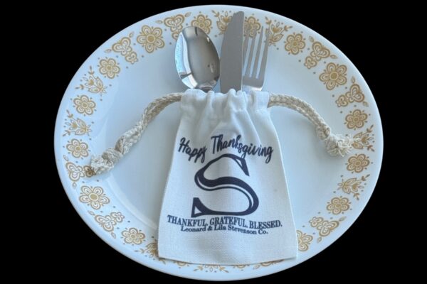 Thanksgiving Pouch - TGB Stevenson Logo - Image 3