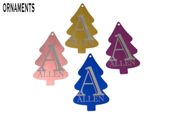 Custom Name Tree Christmas Ornament