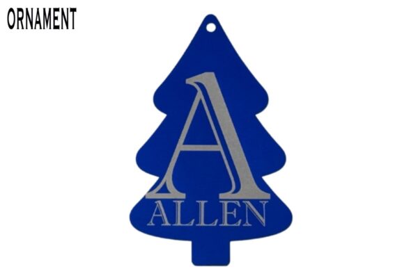 Custom Name Tree Christmas Ornament - Image 2